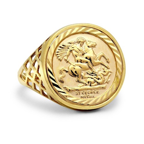 9ct yellow gold - george, ring