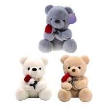 Valentines Day Teddy Bear With Rose Plush Bear Stuffed Teddy Bear Stuffed