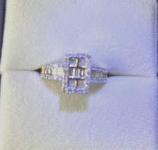 Natural Yellow & White 1ct