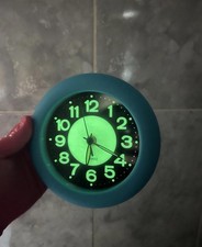 Silent Analog Clock Wall Clock for Bedroom Livingroom Bathroom Luminous Waterpro