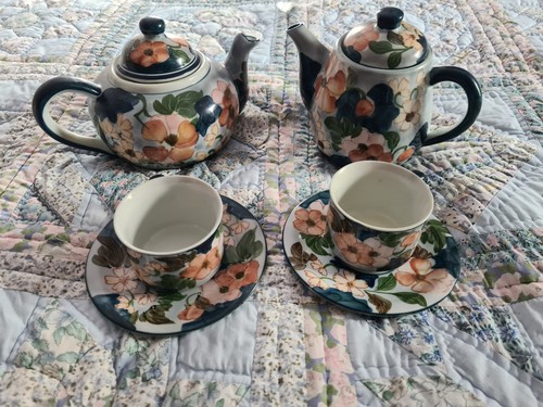 Floral tea set two - floral,