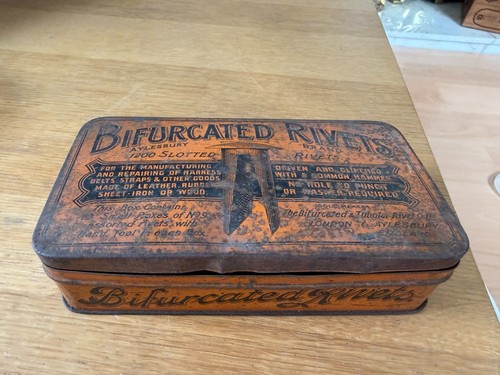 Vintage bifurcated rivet - bifurcated,