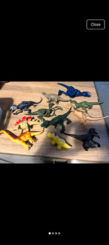 Plastic dinosaur toy figurines - plastic,