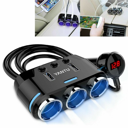 12v way car cigarette - car,