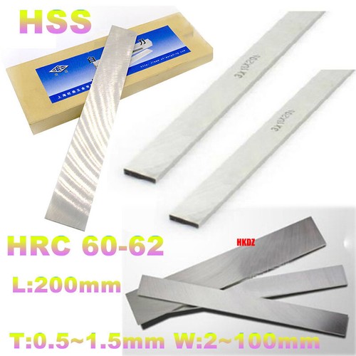 Hss flat strips 200mm length - hss,
