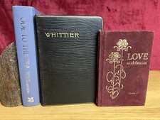 Poetry books x3 mix Antique