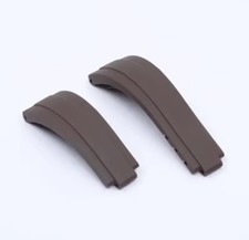 20mm 21mm Premium Rubber Oysterflex Watch Strap For Rolex with Deployment Clasp