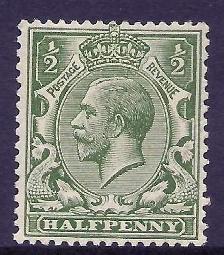 N14variety grey green - ½d, grey-green