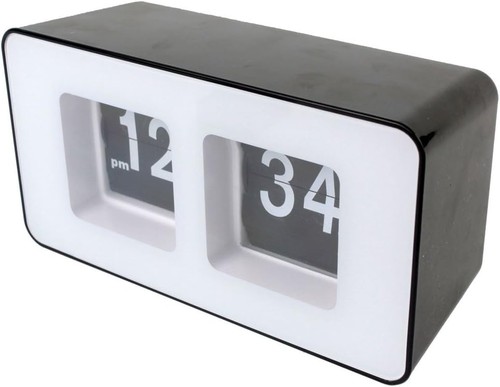 Retro auto flip clock - bw®,