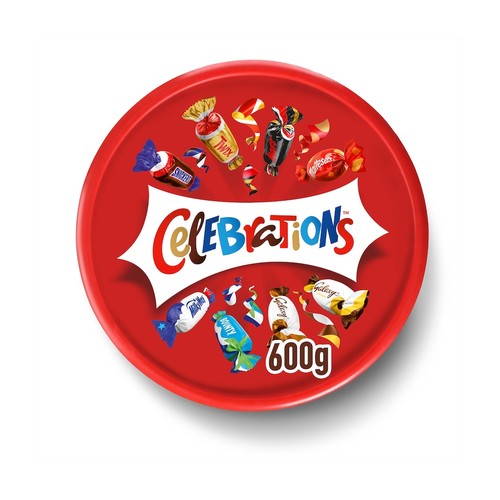 600g celebrations tub - 600g,