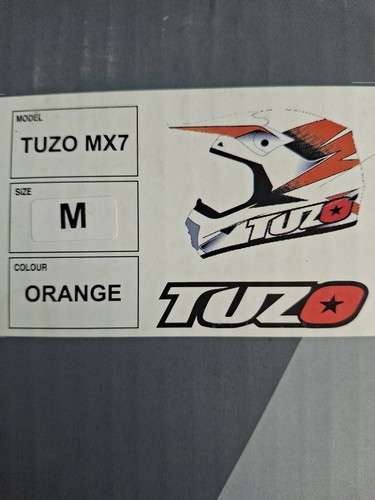 Tuzo motorcross helmet size - tuzo,