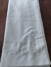Vintage table linen white