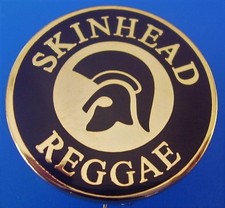 SKA REGGAE SKINHEAD BADGE -