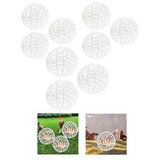 Rolling Chicken Coop Ball Shape Run Mobile Round Protection Chicken Cage Poultry