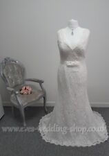  Millie May MG006 ivory lace wedding dress UK18