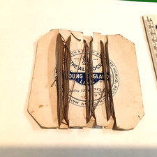 Vintage fishing The Allcock Young England line card & line old fishing tackle