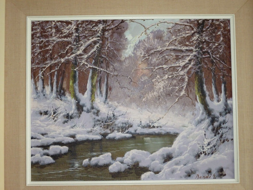 Original framed oil canvas - on,