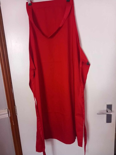 Red festive aprons - red, m&s