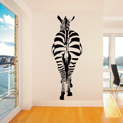 Zebra rear wall - wall, room
