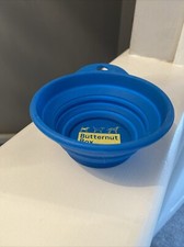 Small Dog Travel Container Silicone Blue Unused Gift