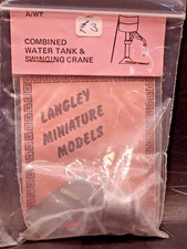 Langley Models N Gauge Diecast A7 Combined Water Tank & Swinging Crane (K133)