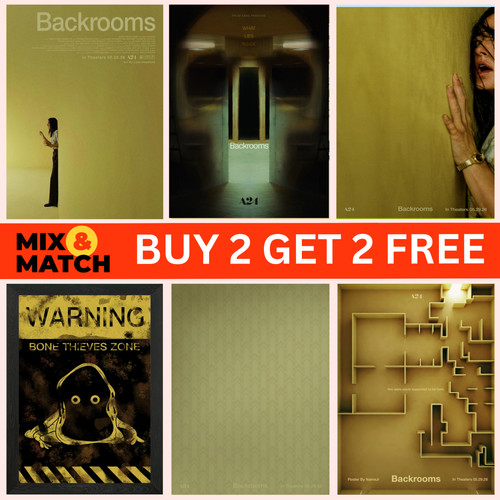 Backrooms movie poster - poster, horror