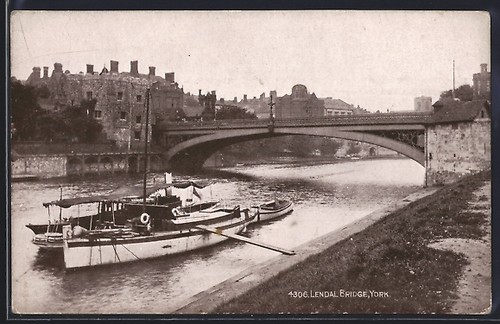 York lendal bridge - postcard,