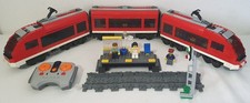 Lego City City Trains Game Play 2010 Game Set 7938 Red Train Passenger Train