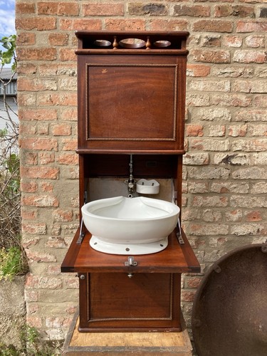 Antique wash stand with fold - antique,
