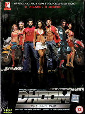 DHOOM 1 & DHOOM 2 - YRF 3 DVDS