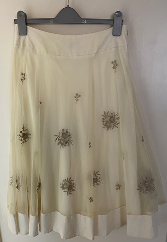 Coast ivory tulle midi skirt - coast,