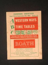 WESTERN WAYS ABC TIMETABLES