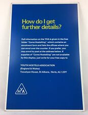 Original / Vintage Y.H.A - Youth Hostel Association, Sign, 1960’s - 80’s