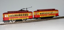 Mehano T 419 Municipal RY Working Tram and Trailing Car Pair - c. 1972 - Boxed