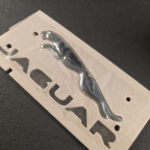 Genuine jaguar leaper - genuine, badge