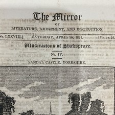 Antique Print - 1824 - SANDAL