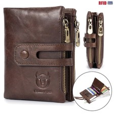 Retro Men Wallet Real Genuine