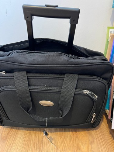 Two wheeled laptop briefcase - laptop,