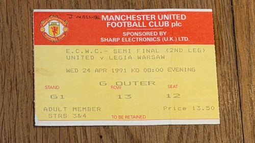 Ticket 1990 manchester - ticket,