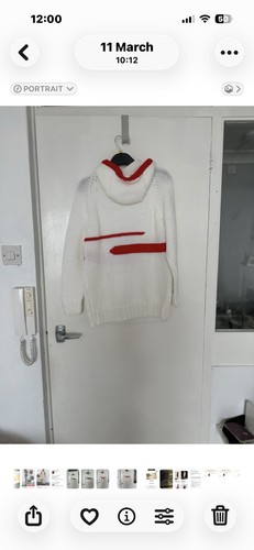 Hand knitted chunky - knitted,