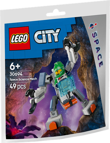 Lego city space science - science, mech