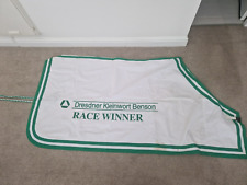 HORSE RACING DRESDNER KLEINWORT BENSON RACE WINNER 1998 RUG BLANKET
