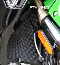 R&G BLACK RADIATOR GUARD for KAWASAKI H2 SX 2018 to 2019
