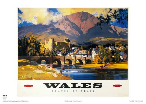 Wales vintage railway travel - wales,