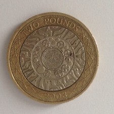 Circulated £2 Coin - Technology/ Shoulders of Giant British Two Pound Coin Hunt.