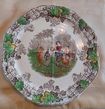 Copeland Spode Byron Decorative Plate Series No. 2. Round/Octagonal. Quartered.