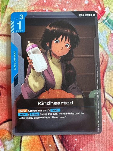 Gundam card game kindhearted - card,