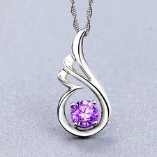 Crystal Amethyst Wing 925