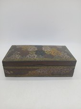 Antique brass hand - , painted
