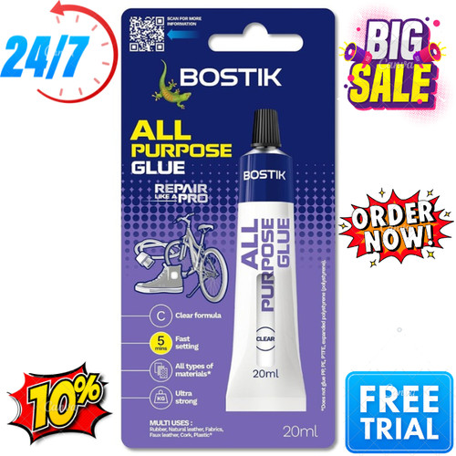 Bostik all purpose clear - all,